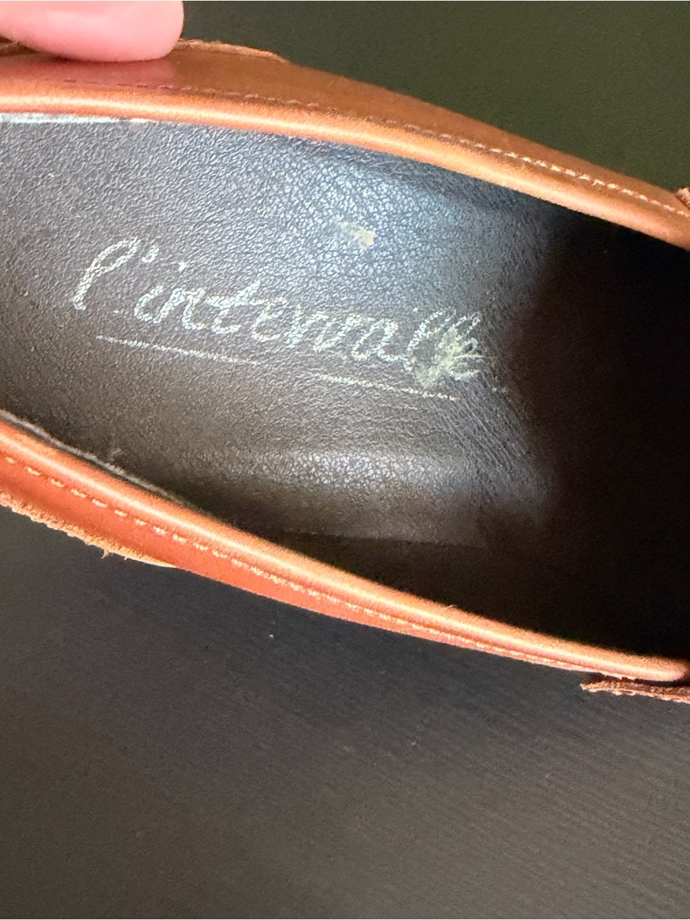 L’Intervalle Women's Chunky Heel Loafer - Tan Leather size 37 - Picture 10 of 12
